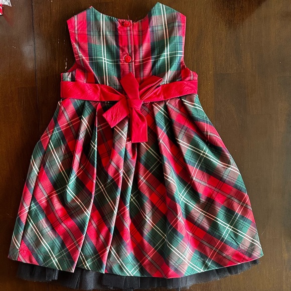 George red and green plaid dress. Size 3t - Picture 2 of 4